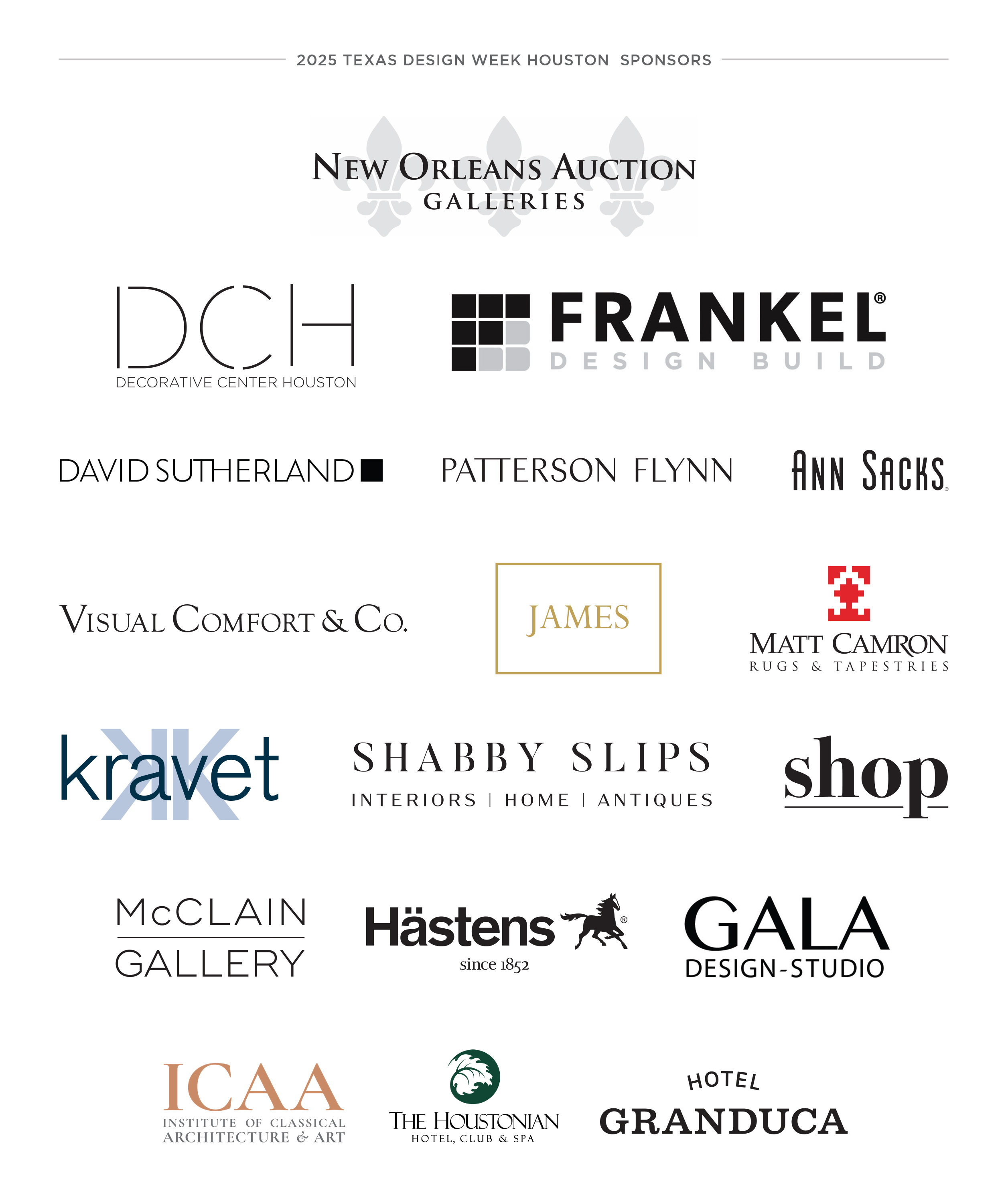 Texas Design Week Sponsors